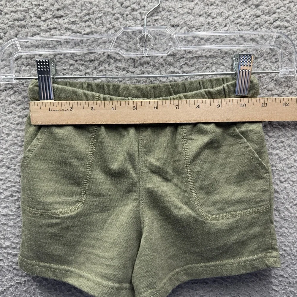 Carters Shorts Toddler Boys Size 4T Green Cotten Blend Shorts Size 4T
